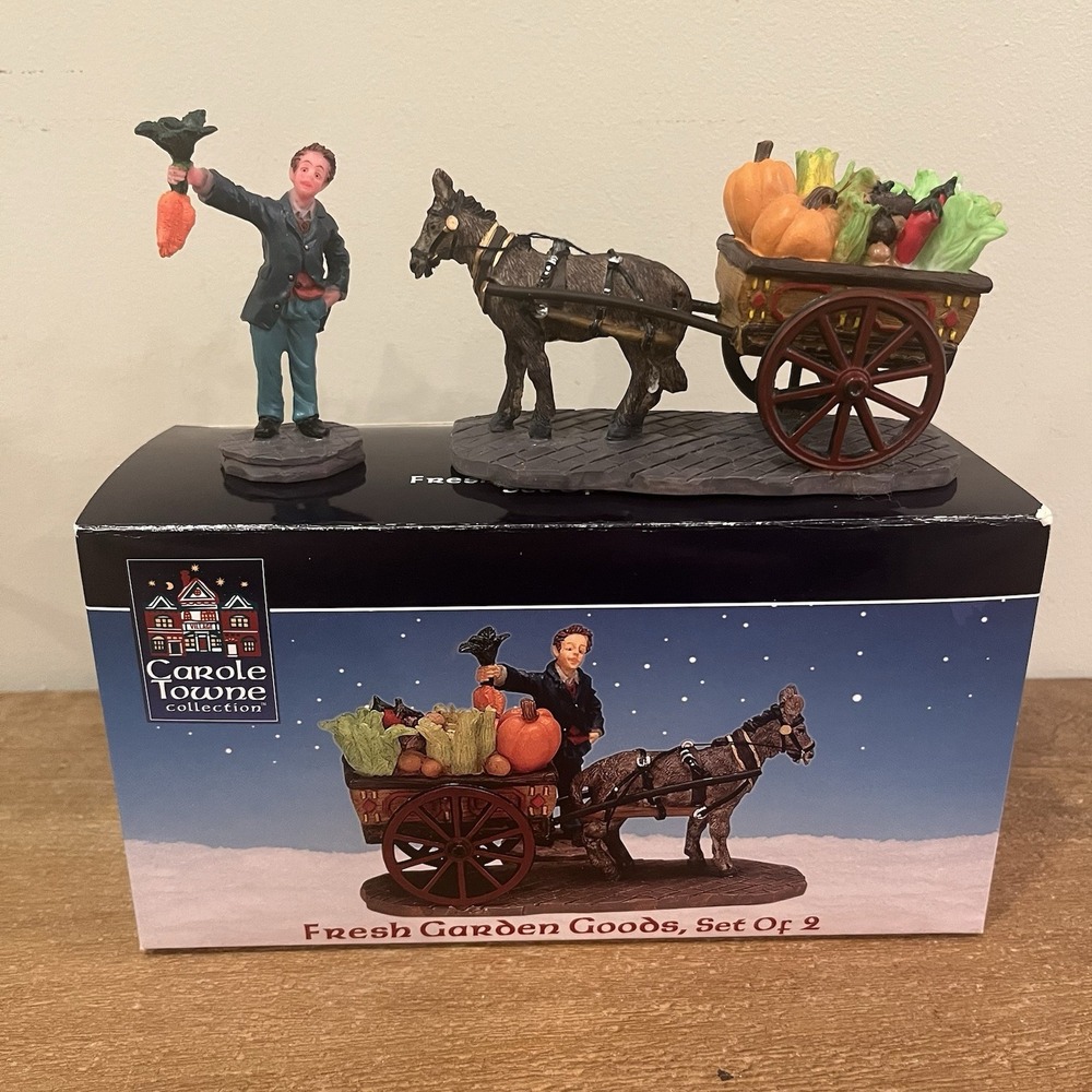 Lemax Carole Towne Fresh Garden Goods 33405 Christmas Village 2003 Retired Box